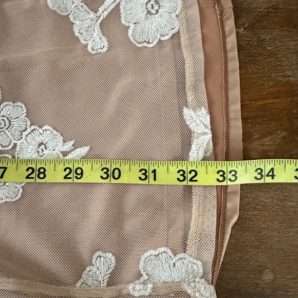 For Love & Lemons x Free People sheer embroidered party dress size L NWT - Picture 7 of 13